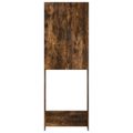 vidaXL Toaletná skriňa HAARLEM Dymový dub 66 x 25,5 x 190 cm