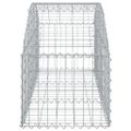 vidaXL Oblúkový gabionový kôš 150x50x40/60 cm pozinkované železo