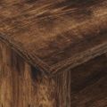 vidaXL TV stolík 100 x 35 x 35 cm Dymová dub Kompozitné drevo