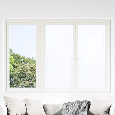 vidaXL Statická fólia na okná Frosted biela 90 x 2000 cm PVC