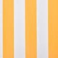 vidaXL Náhradná látka na markízu, oranžovo-biela, 450x300 cm, polyester