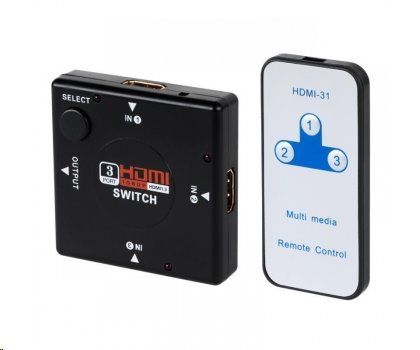 Zircon HDMI prepínač 1/3 s diaľkovým ovládaním