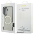 Guess HC Magnetic Ring Stand Grained PU Classic Logo puzdro pre Samsung Galaxy Z Fold 8 Ultra béžové