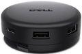 DELL Pro Travel Hub DA326/ dokovací stanice/ 2x USB-C/ 2x USB/ HDMI/ RJ-45/ DP Hub, 7-in-1, USB-C, 2× USB-A, HDMI 2.1, DP 1.4, 2.5Gb Ethernet, 100W PD, 6K@60Hz, Smart Power Management, DDPM