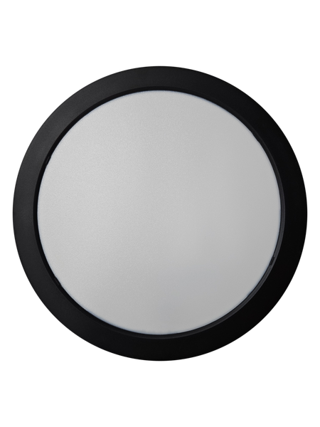 Q-56M LED panel 24W 2640lm 4000K černý - kruhový přisazený Qtec
