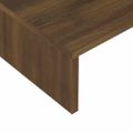 vidaXL Stojan na monitor hnedý dub 60x23,5x12 cm spracované drevo