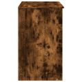 vidaXL Toaletný stolík so zrkadlom dymový dub 73x46,5x120 cm