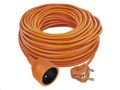 Predlžovací kábel EMOS P01140 spojka 40m / 1 zásuvka / oranžový / PVC / 230 V / 1,5 mm2