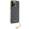 Puzdro Guess pre iPhone 15 Pro Max 6,7" GUHCP15XGF4GGR sivá HC PU 4G Charm