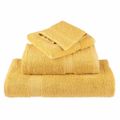 vidaXL Uterák pre hostí SOLUND 4 ks Zlatá 15 x 21 cm 550 gsm
