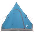 vidaXL 3 osoba Modrá 185T Polyester s PU náterom