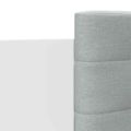 vidaXL Rám postele s čelom Biela 80 x 200 cm Kompozitné drevo