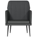 vidaXL Kreslo čierne 61x78x80 cm umelá koža