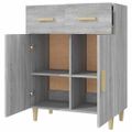 vidaXL Komoda sivý dub sonoma 69,5x34x89 cm spracované drevo