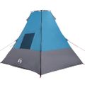 vidaXL Tipi stan 6-miestny Vodoodolný Modrá taft