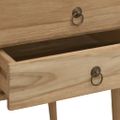 vidaXL Stôl s 2 zásuvkami 110x52x75 cm masívne tíkové drevo
