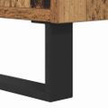 vidaXL Nočný stolík 2 ks Staré drevo a čierna 40 x 35 x 47,5 cm