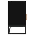 vidaXL Nočný stolík čierny 40x30x55,5 cm kompozitné drevo a železo
