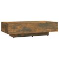 vidaXL Konferenčný stolík dymový dub 100x49,5x31 cm kompozitné drevo