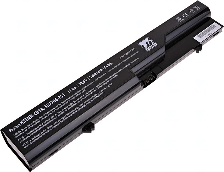 Batéria T6 Power pre HP ProBook 4320s, 4420s, 4520s, HP 320, 325, 420, 620, 5200mAh, 56Wh, 6cell
