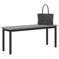 vidaXL lavička Sivý Sonoma 110 x 35 x 45 cm Kompozitné drevo
