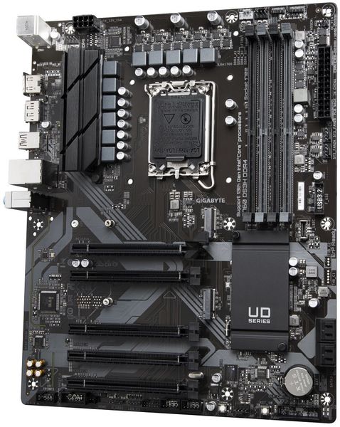 GIGABYTE B760 DS3H DDR4/LGA 1700/ATX Základní deska, Intel B760, LGA1700, 4x DDR4 DIMM (max. 128GB), 2x M.2, HDMI, DisplayPort, USB typ C, ATX