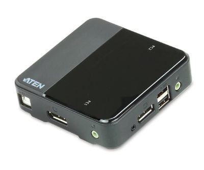 ATEN 2-portový DisplayPort KVM USB, audio, vrátane káblov