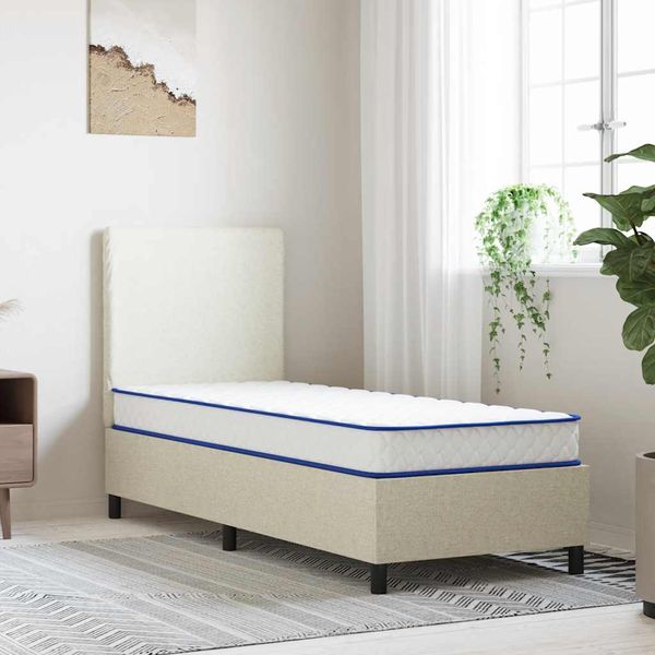 vidaXL Matrac s pamäťovou penou, biely 80x200x17 cm mäkký