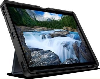 Dell EcoLoop Protective Case for Latitude 7350 Detachable Pouzdro pro tablet, Latitude 7350 Detachable, TPU rohy, držák pera, odnímatelný popruh, kickstand, 268 g, cerné, recyklované mate