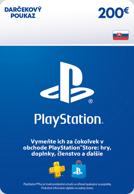 ESD SK - PS Store el. peňaženka - 200 EUR