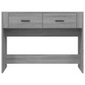 vidaXL Konzolový stolík sivý sonoma 100x39x75 spracované drevo