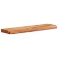 vidaXL Nástenné police 2 ks 60x20x3,5 cm, akáciový masív