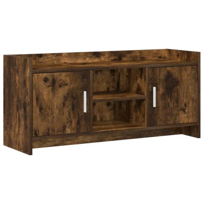 vidaXL TV skrinka 102 x 33 x 47 cm Dymový dub Kompozitné drevo