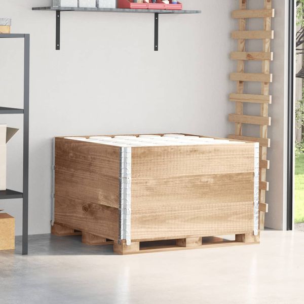 vidaXL Paletové ohrádky 3 ks 100x100 cm borovicový masív