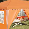 vidaXL Prístrešok na párty 575 x 288 x 245 cm Oranžová