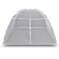 vidaXL Kempovací stan 200x150x145 cm sklolaminát biely