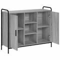 vidaXL Servírovacia skriňa Sivý Sonoma 97 x 33 x 81 cm