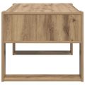 vidaXL Konferenčný stolík Remeselný dub 92 x 53 x 45 cm