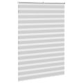 vidaXL Zebra roleta svetlosivá 165x200cm šírka látky 160,9cm polyester