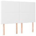 vidaXL Boxspring posteľ s matracom biela 140x200 cm umelá koža