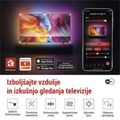 LED ambientné RGB osvetlenie GoSmart EMOS ZTV75 za TV 75" (189 cm)