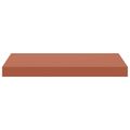 vidaXL Stenná polica Nástenná montáž 4 ks Červená 50 x 23,5 x 3,8 cm