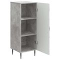 vidaXL Servírovacia skriňa Betónovo sivá 33 x 34,5 x 89,5 cm