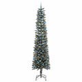 vidaXL Umelý vianočný stromček Zelená 240 cm PVC, plast a oceľ