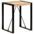 vidaXL Jedálenský stôl 60x60x75 cm masívne surové mangovníkové drevo