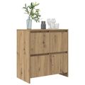 vidaXL Servírovacia skriňa Remeselný dub 70 x 41 x 75 cm