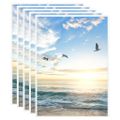 vidaXL Fotorámiky na stôl, koláž 5 ks, biele 18x24 cm, MDF