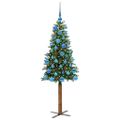vidaXL Úzky vianočný stromček Zelená 150 cm