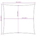 vidaXL Tieniaca plachta, oxford, štvorcová 2,5x2,5 m, antracitová