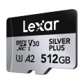 Karta pamäte Lexar High-Performance Silver Plus microSDXC 512GB + adaptér